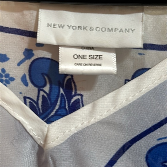 EC-NY&C POM-POM CAFTAN - PAISLEY - Picture 6 of 8